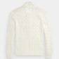 Polo CABLE-KNIT COTTON FULL-ZIP JUMPER - Cardigan - andover cream  No reviews