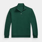 Polo DOUBLE-KNIT QUARTER-ZIP PULLOVER - Sweatshirt - vintage pine
