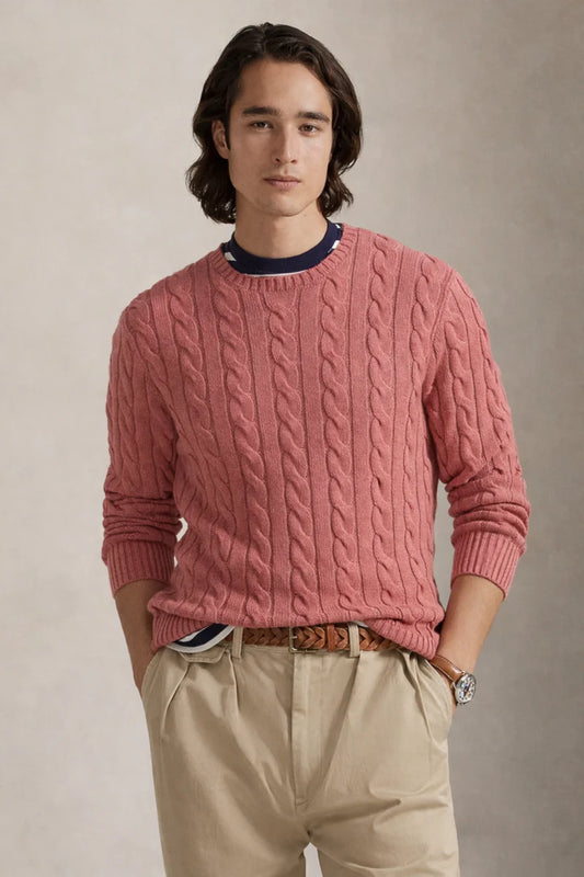 Cable-Knit Cotton Jumper