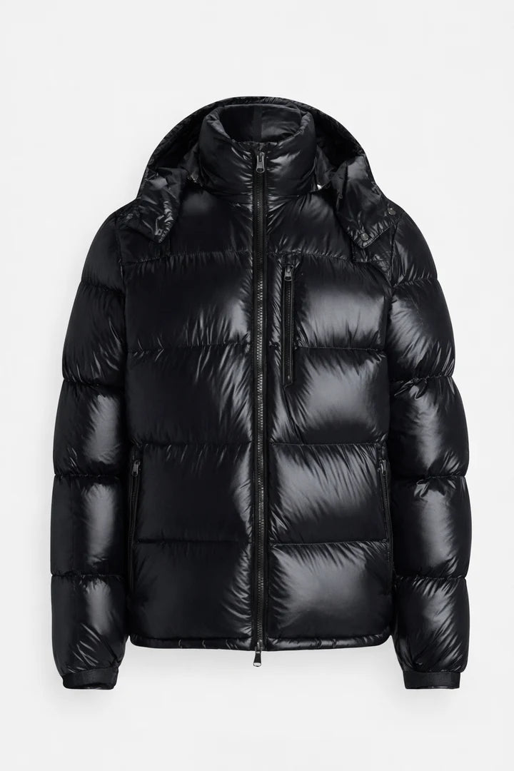 Polo THE GORHAM GLOSSED DOWN JACKET - Down jackets - black