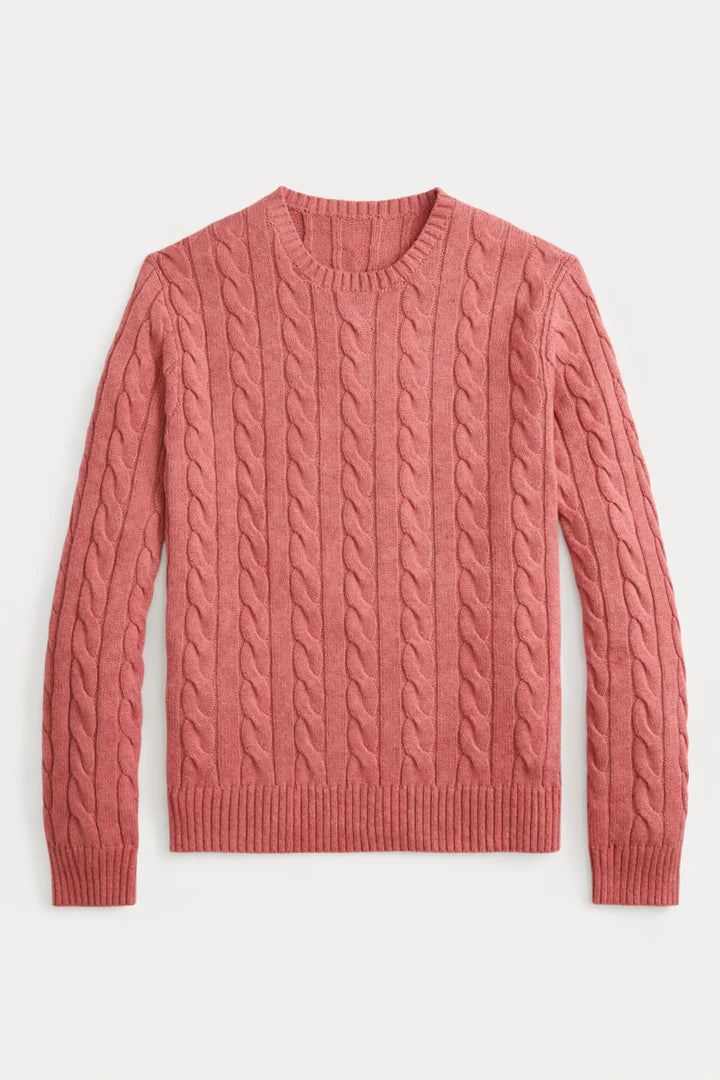 Cable-Knit Cotton Jumper