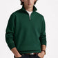 Polo DOUBLE-KNIT QUARTER-ZIP PULLOVER - Sweatshirt - vintage pine