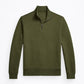 Polo DOUBLE-KNIT QUARTER-ZIP PULLOVER - Sweatshirt - company olive