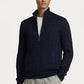 Polo CABLE-KNIT COTTON FULL-ZIP JUMPER - Cardigan - hunter navy